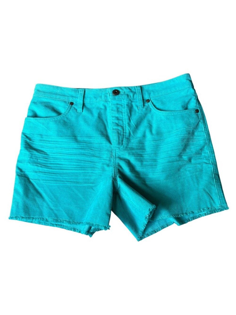 Carve Designs Oahu Shorts Blue Womens Size 8 Corduroy 4" Inseam